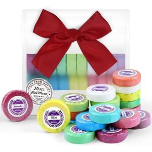 20 Aromatherapy Shower Bombs, 10 Scents Spa Shower with Essential Oils